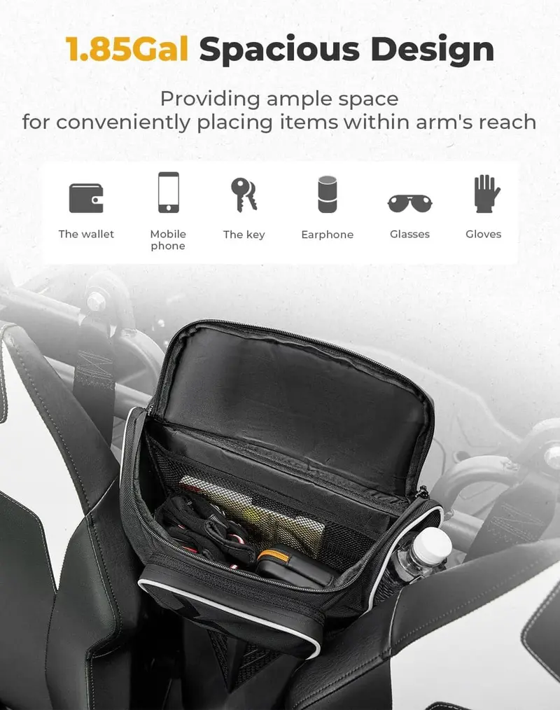Kemimoto '16-'22 Cfmoto Zforce 500 1680D Fabric Storage Bag 2