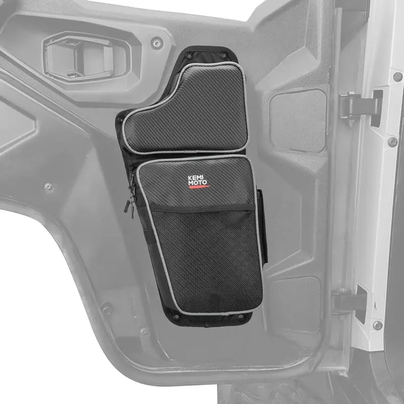 Kemimoto '16-'24 Polaris General 1000/4 1000 Front Lower Door Bags W/ Knee - 2Pcs 2