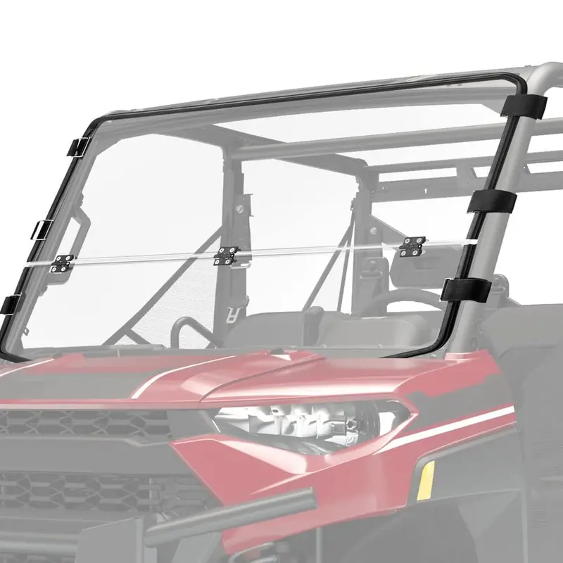Kemimoto '17-'23 Polaris Ranger 1000 /Xp 1000 2-In-1 Flip Up Windshield 1