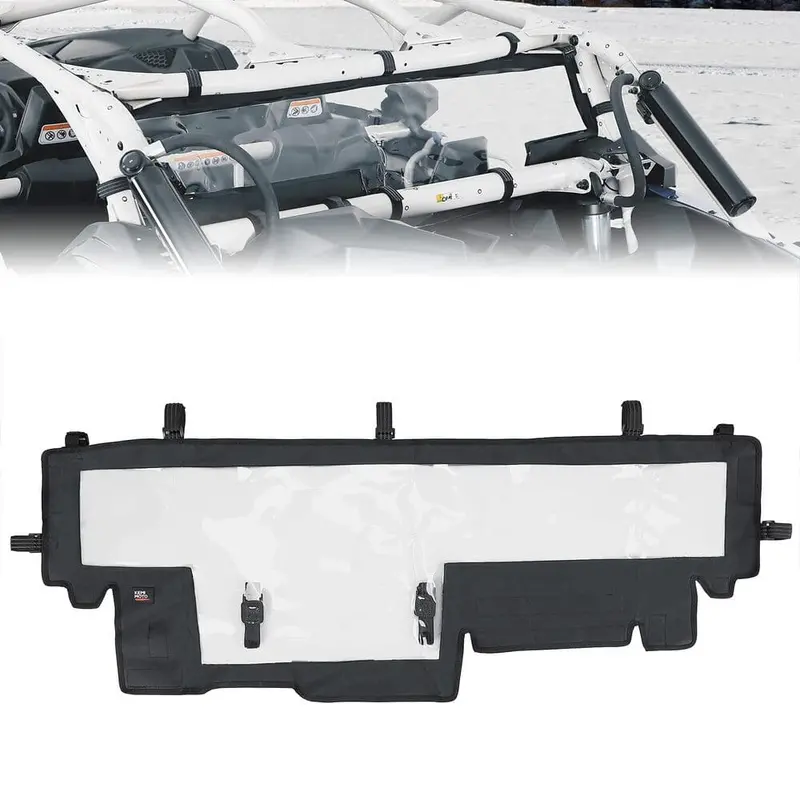 Kemimoto '17-'24 Can-Am Maverick X3 Max Soft Rear Windshield 1