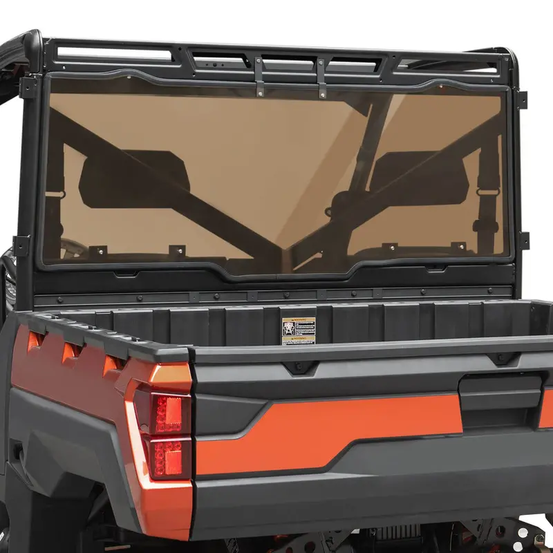 Kemimoto '17-'24 Polaris Ranger Xp 1000/ Crew Tint Anti Uv Rear Windshield 1