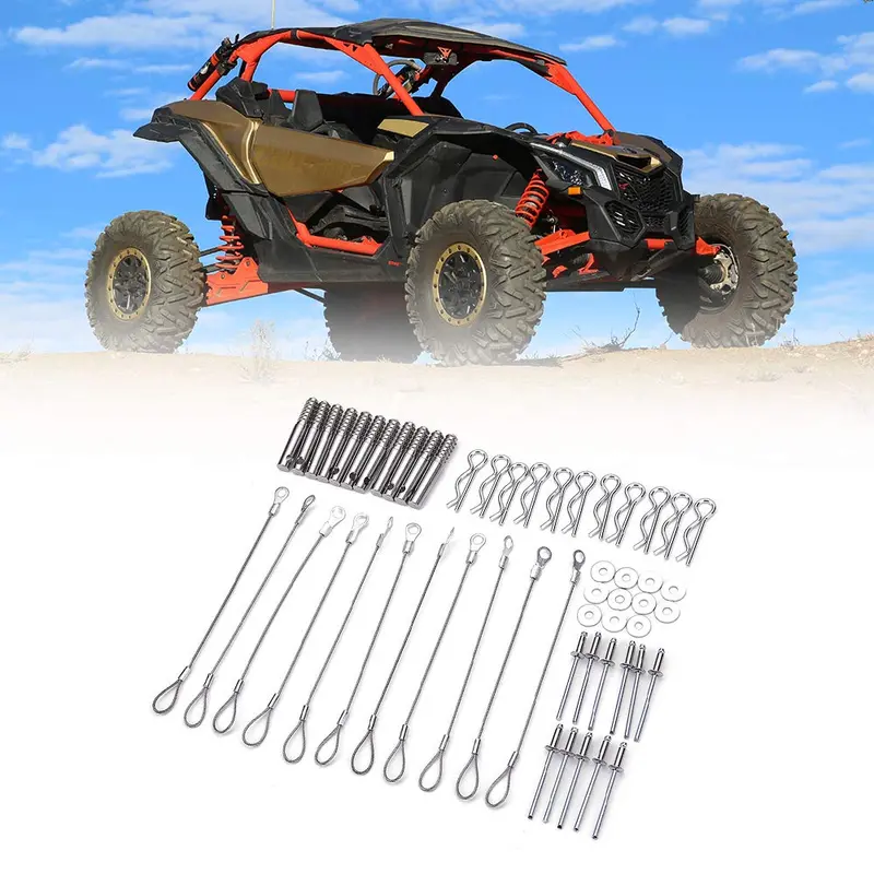 Kemimoto '17-'25 Can-Am Maverick X3 Quick-Release Clutch Cover Pins 1