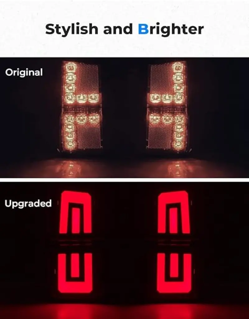 Kemimoto '18-'24 Polaris Ranger Xp 1000 Upgraded Tail Lights 2