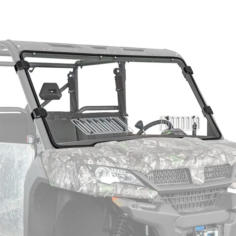 Kemimoto '19-'25 Cfmoto Uforce 1000 Airflow Sliding Vented Front Windshield 1