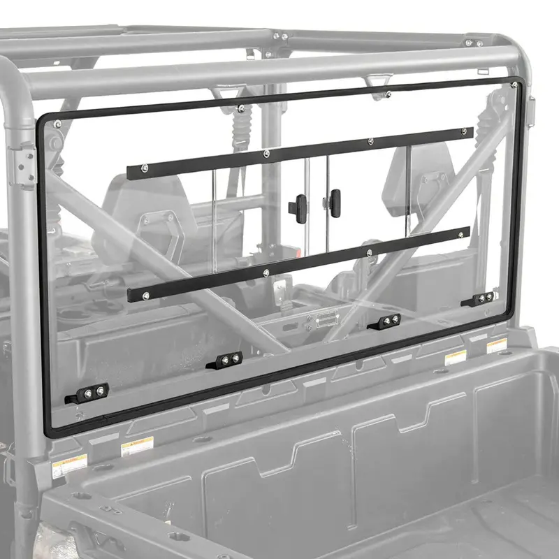 Kemimoto '19-'25 Cfmoto Uforce 1000 Airflow Sliding Vented Rear & Front Windshield 2