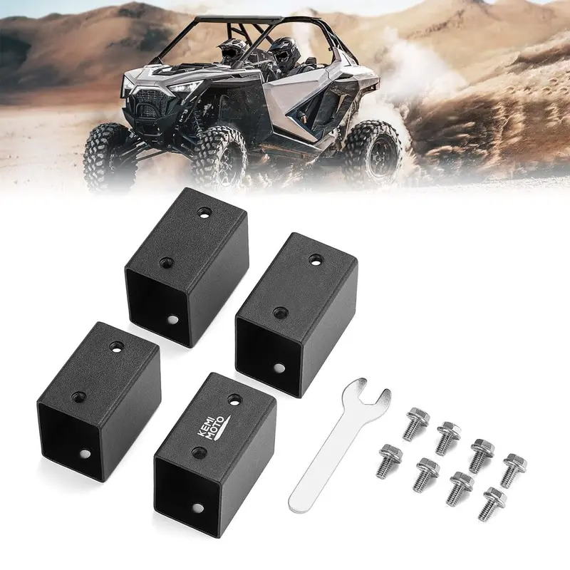 Kemimoto '20-'23 Polaris Rzr Pro Xp 2" Main Driver Seat Risers - 4 Pieces 1