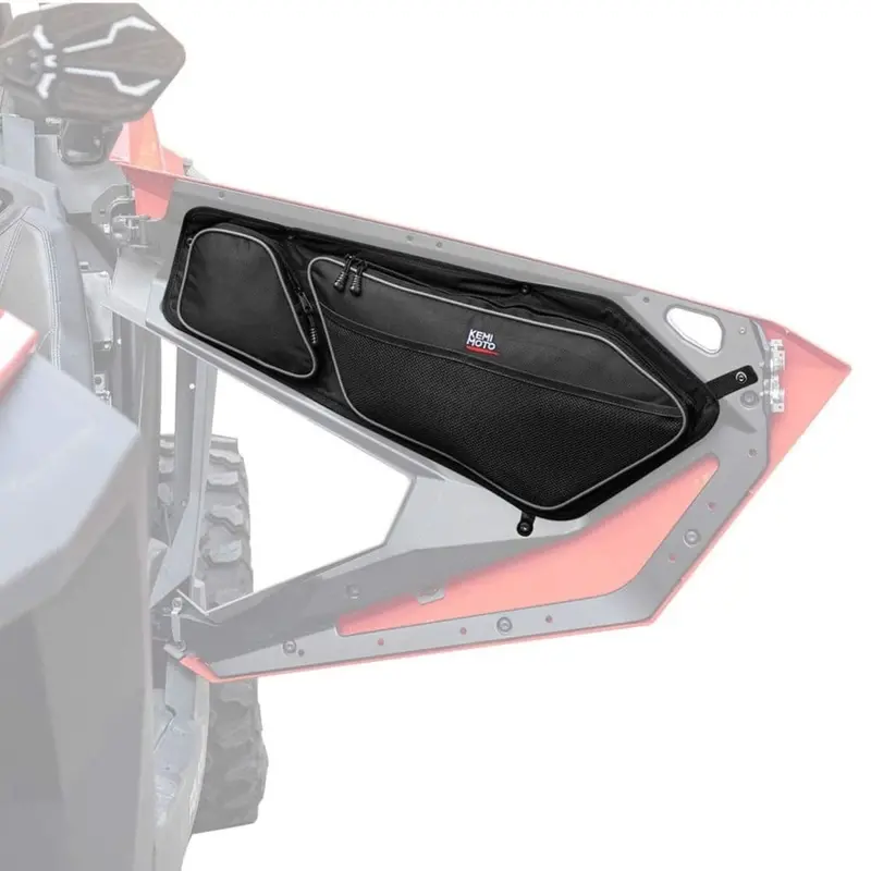 Kemimoto '20-'24 Polaris Rzr Pro Xp Front Door Bags With Removable Knee Pad 1