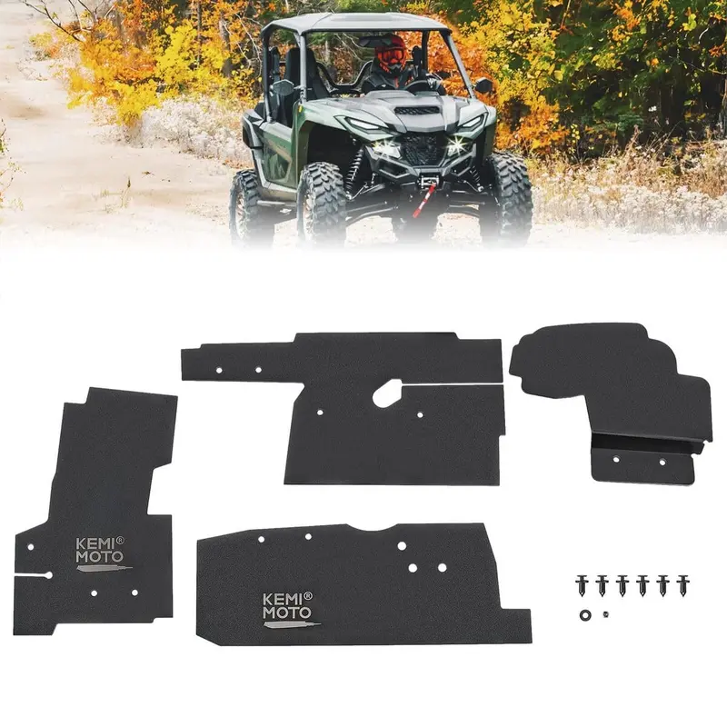 Kemimoto '21 Yamaha Wolverine Rmax 4 1000 Mudguard Fender Flares Splash Guard 1
