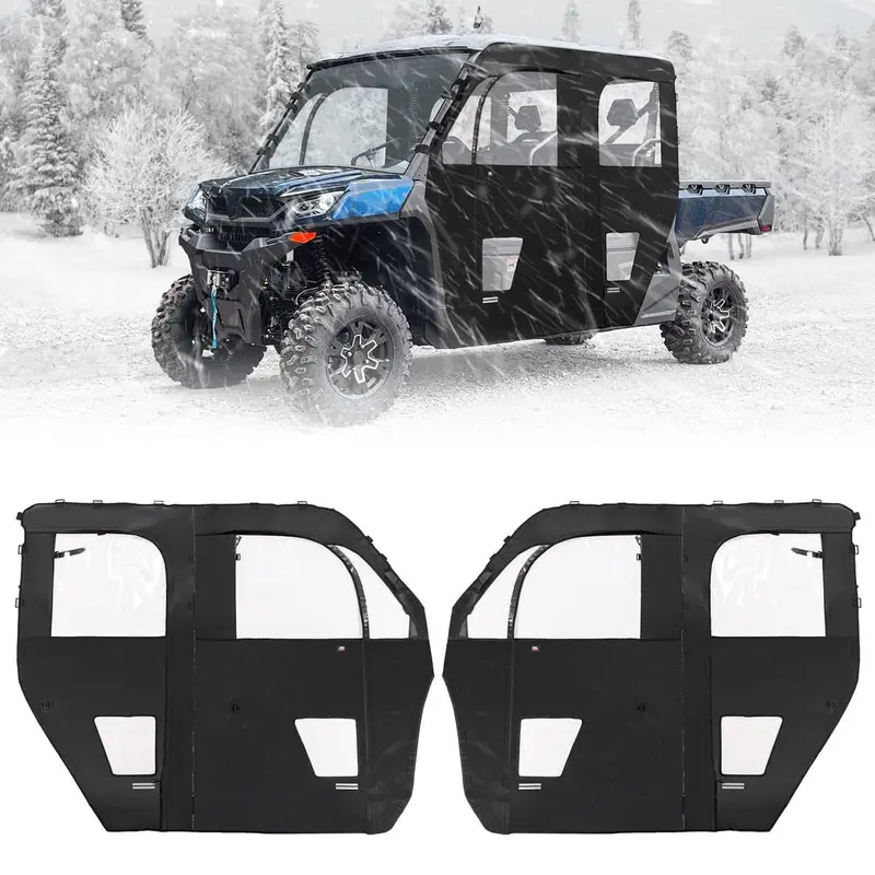 Kemimoto '22-'24 Cf Moto Uforce 1000Xl Soft Cab Enclosure Doors 1