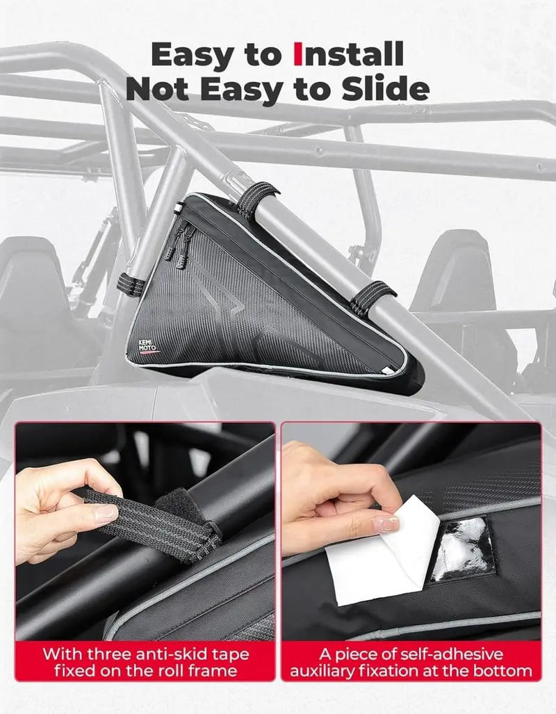 Kemimoto '24-'25 Polaris Rzr Xp 1000/4 1000 Utv Storage Bags Side Tool Bags 2
