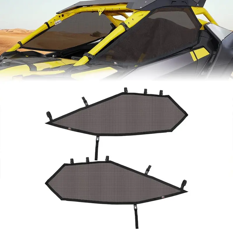 Kemimoto '24+ Can-Am Maverick R Window Nets 1