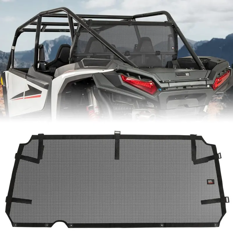 Kemimoto '24+ Polaris Rzr Xp 1000 Rear Window Net 1