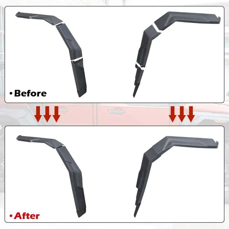 Kemimoto '24+ Polaris Xpedition Xp/Xp5 Front & Rear Fender Flares 2