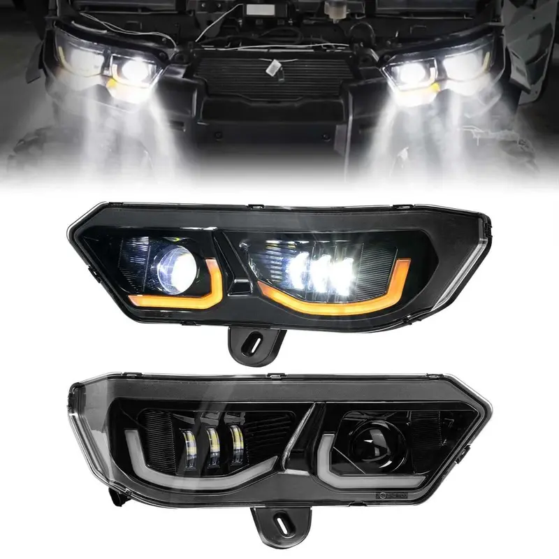 Kemimoto Can-Am Defender Hd 10/9/8/8/7/5 Led Headlights Assembly Kit 1