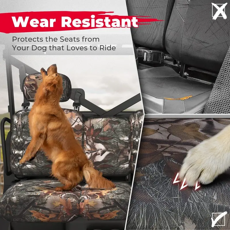 Kemimoto Can-Am Defender Hd 5/7/8/9/10 Camouflage Seat Cover 2