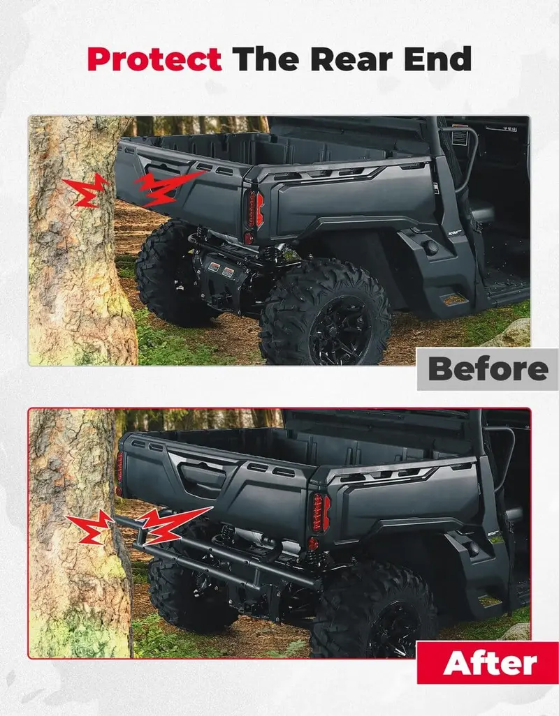 Kemimoto Can-Am Defender Hd 5/7/8/9/10 Rear Bumper 2