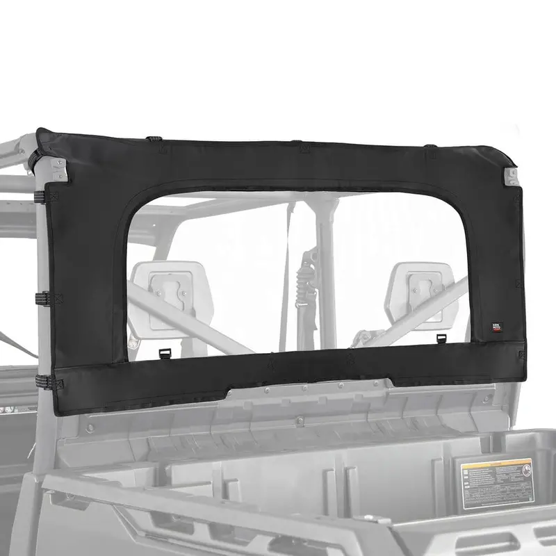 Kemimoto Can-Am Defender Hd 5/7/8/9/10 Rear Soft Windshield With Zipper 1