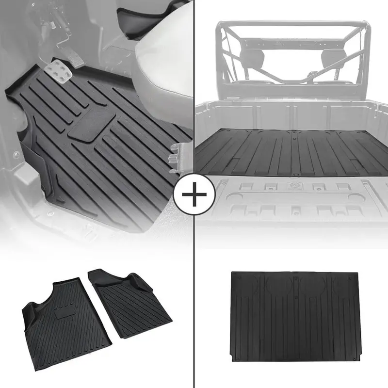 Kemimoto Can-Am Defender Tpe Floor Mats & Bed Liner 1