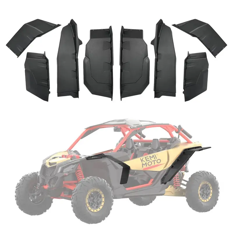 Kemimoto Can-Am Maverick X3 Extended Fender Flares & Hard Roof 2