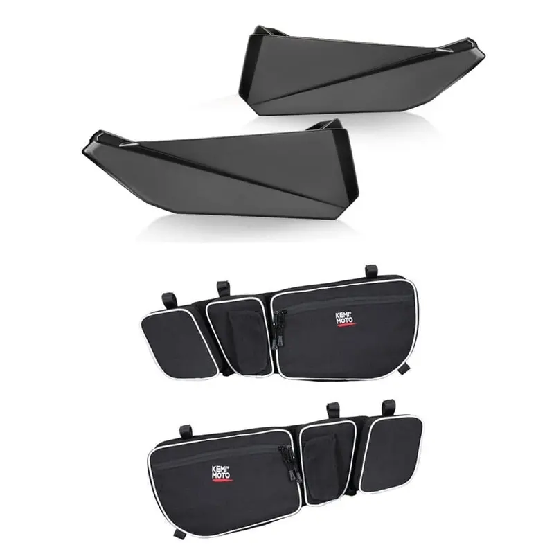 Kemimoto Can-Am Maverick X3 Front Door Bags & Front Lower Door Inserts 1