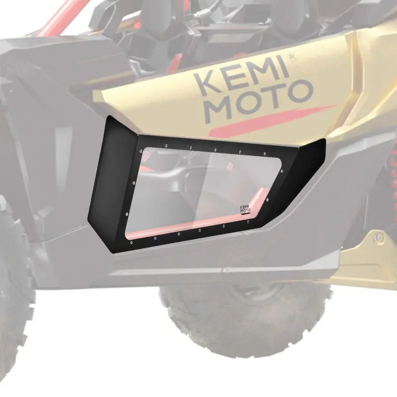 Kemimoto Can-Am Maverick X3 Inserts Clear Lower Door 1