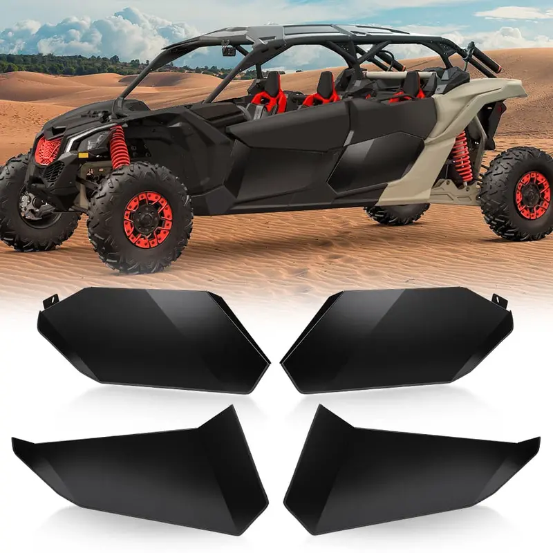 Kemimoto Can-Am Maverick X3 Max Aluminum Lower Door Panel Inserts 1