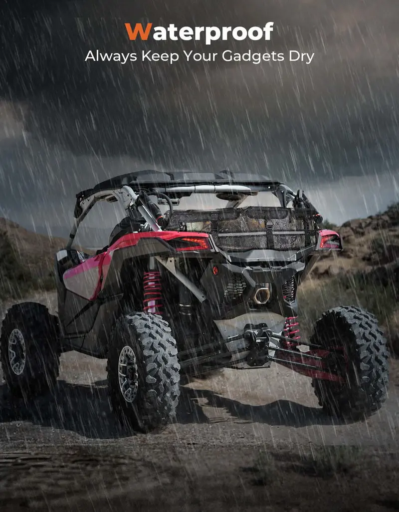 Kemimoto Can-Am Maverick X3/ Max Camo Rear Storage Bag 2