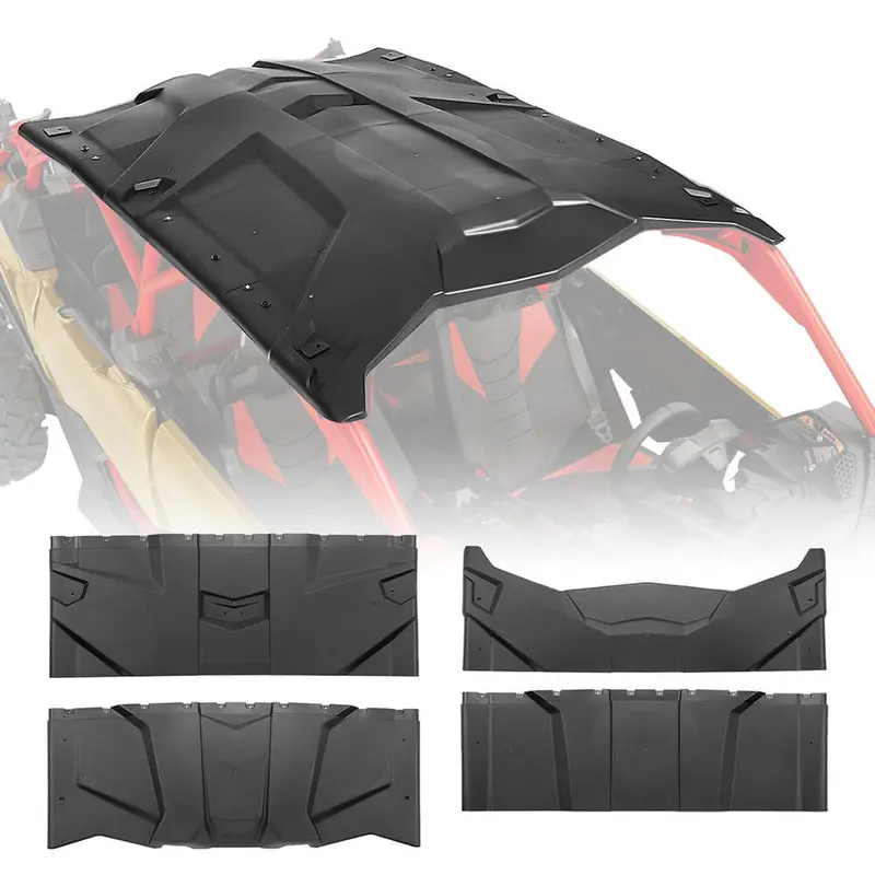 Kemimoto Can-Am Maverick X3 Max Combination Top Hard Roof - 4 Pcs 1