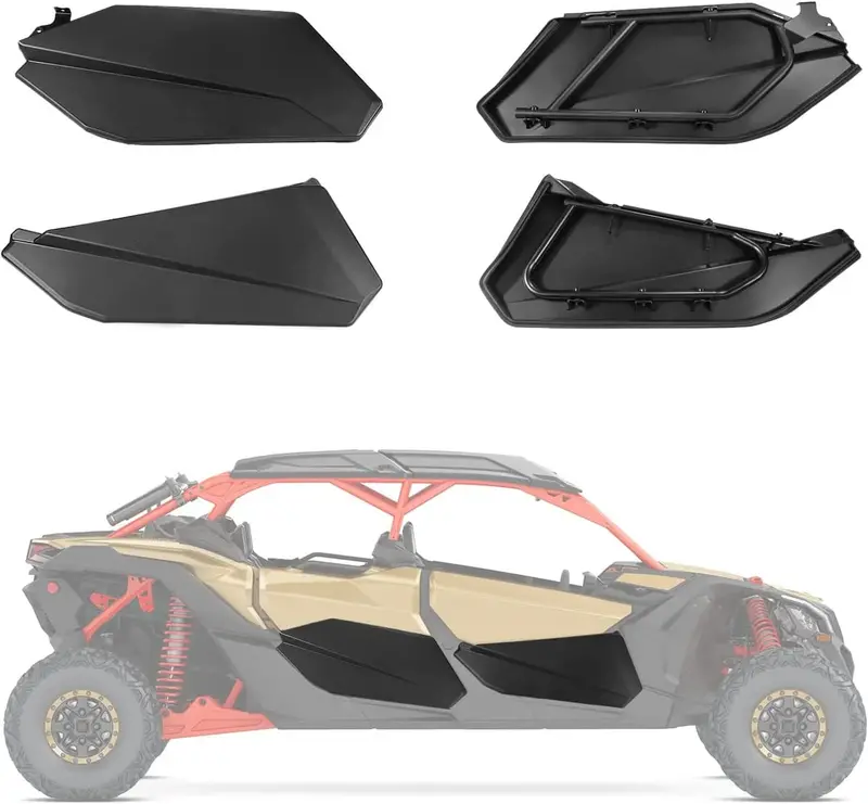 Kemimoto Can-Am Maverick X3 Max Front Lower Doors & Extended Fender Flares 2