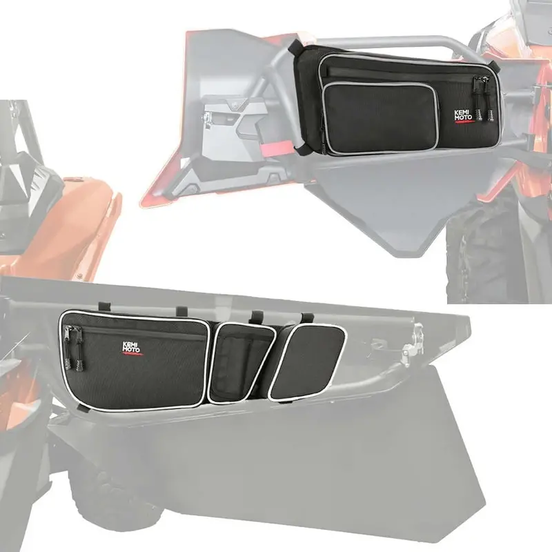 Kemimoto Can-Am Maverick X3 Max Front & Rear Door Bags 1