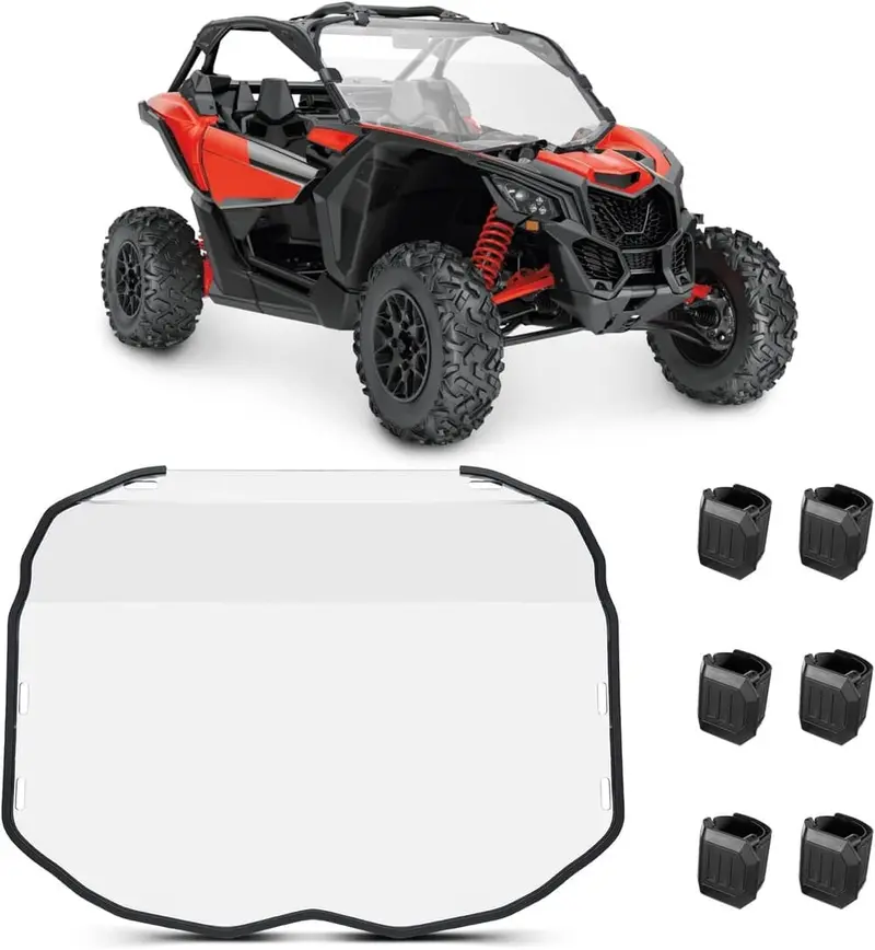 Kemimoto Can-Am Maverick X3/Max Full Windshield 1
