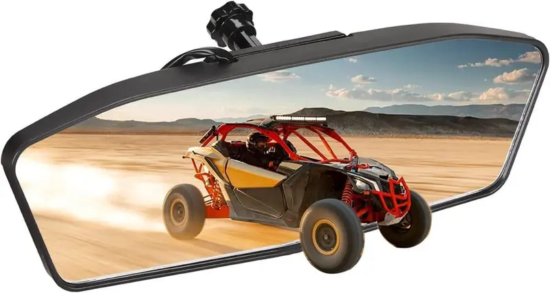 Kemimoto Can-Am Maverick X3/Max Led Rear Mirror W/Interior Lights 1