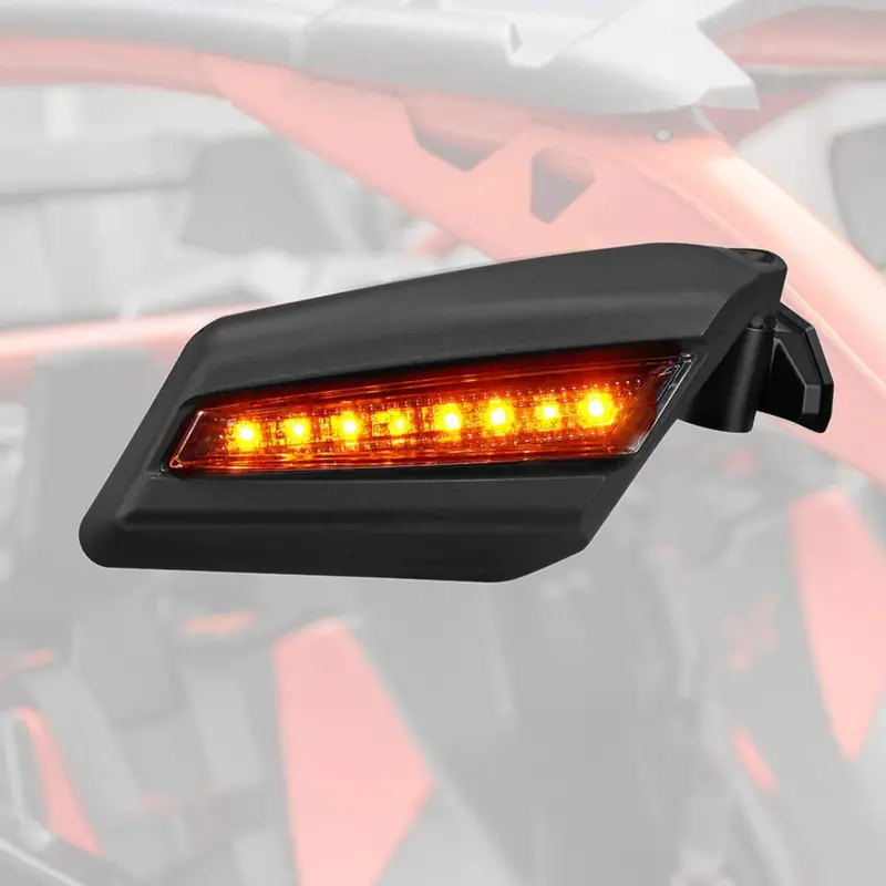 Kemimoto Can-Am Maverick X3/Max One Pair Led Side Mirrors 1