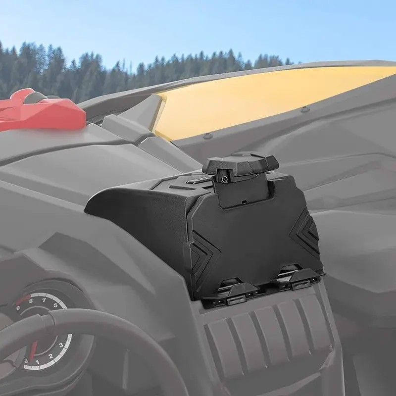 Kemimoto Can-Am Maverick X3/Max Tablet Holder With Storage Box 2