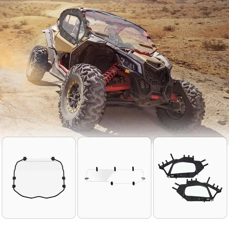 Kemimoto Can-Am Maverick X3/Max Windshield Set 1