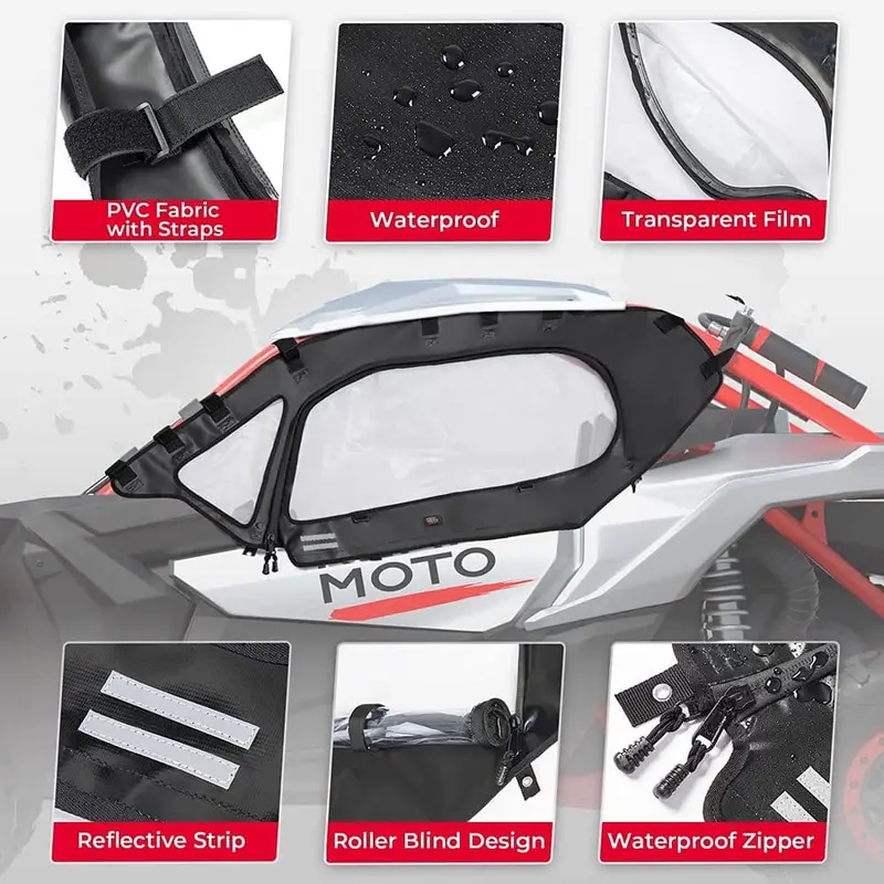 Kemimoto Can-Am Maverick X3/Max Windshield Set 2