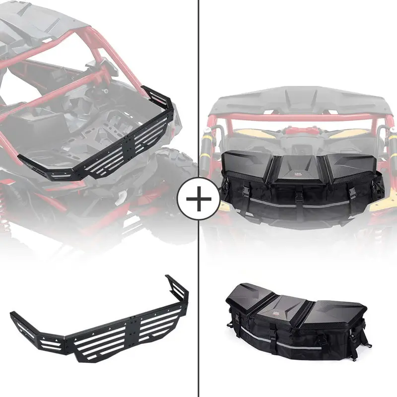 Kemimoto Can-Am Maverick X3 Rear Cargo Tailgate & Bags 1