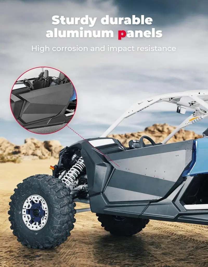 Kemimoto Can-Am Maverick X3 Set Of Aluminum Front Full Doors 2