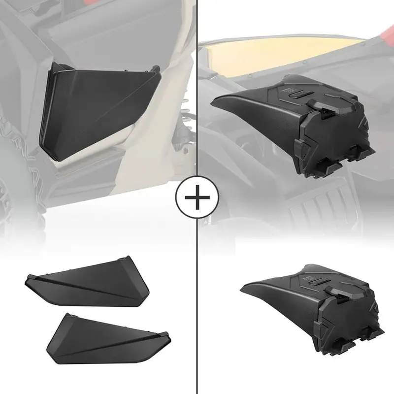 Kemimoto Can-Am Maverick X3 Tablet Holder & Front Lower Door Inserts 1