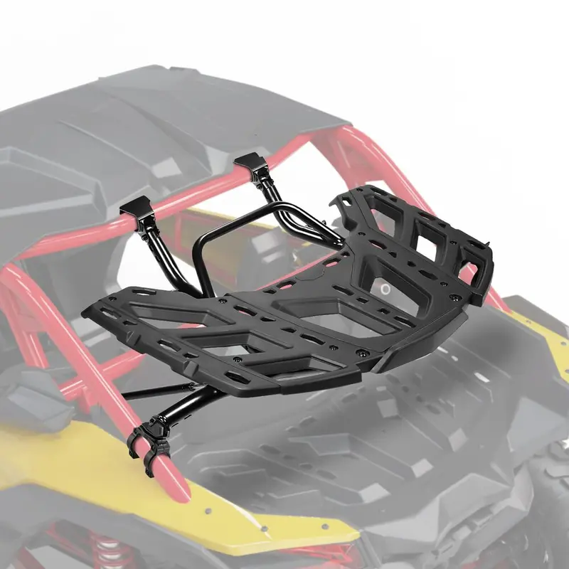 Kemimoto Can-Am X3/X3 Max Rear Rack Spare Tire Rack With Gas Strut 1