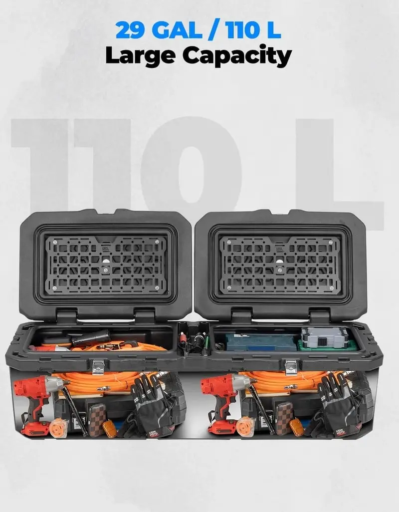 Kemimoto Cf Moto Uforce 1000/1000Xl 110L/29Gal Utv Bed Storage Box 2