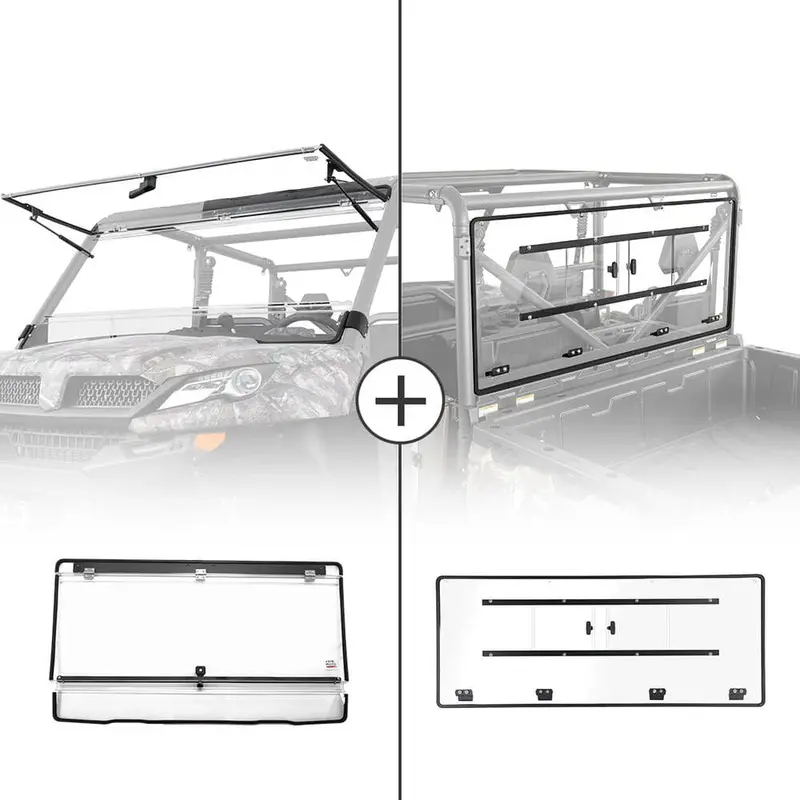Kemimoto Cf Moto Uforce 1000/1000Xl Flip & Rear Windshield 1