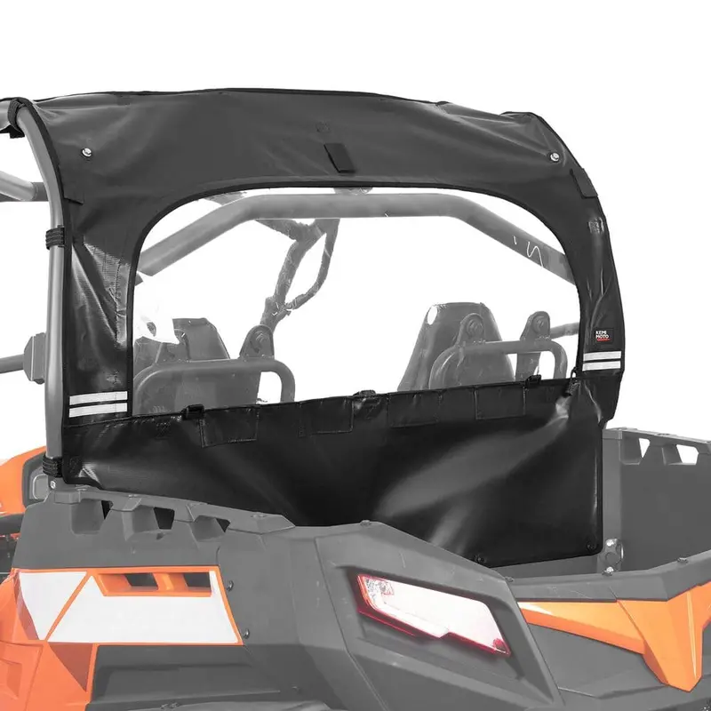 Kemimoto Cf Moto Zforce 500/800/1000 Soft Rear Windshield With Zipper 1