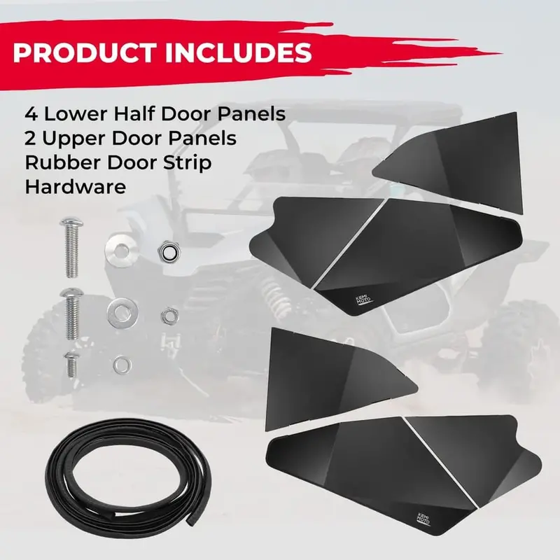 Kemimoto Cf Moto Zforce 950 Aluminum Lower Doors Inserts 2