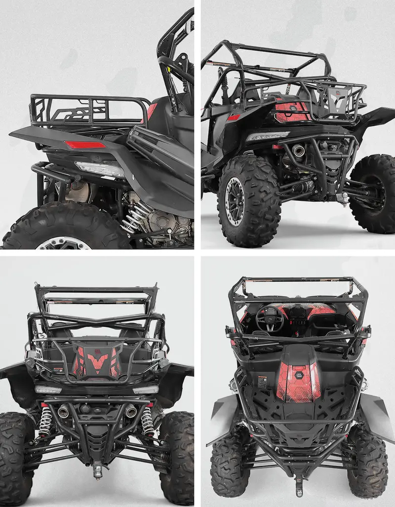 Kemimoto Cf Moto Zforce 950 Bed Enclosure Rear Tailgate 2