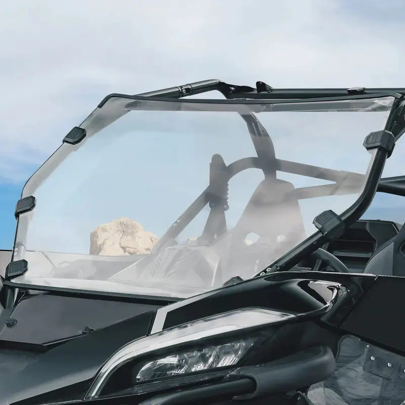 Kemimoto Cf Moto Zforce 950 Scratch Resistant Front Full & Rear Windshield 2