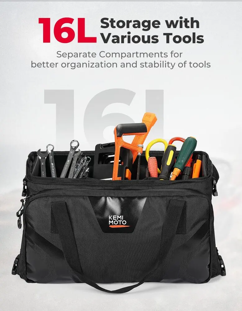 Kemimoto Honda Pioneer 1000-6 Utv 16L Tool Storage Bag - Under Seat 2