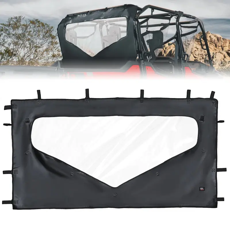 Kemimoto Honda Pioneer 1000-6 Utv Roll Up/ Down Soft Rear Window 1