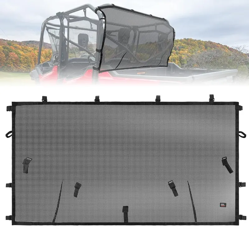 Kemimoto Honda Pioneer 1000-6 Utv Soft Rear Window Net 1