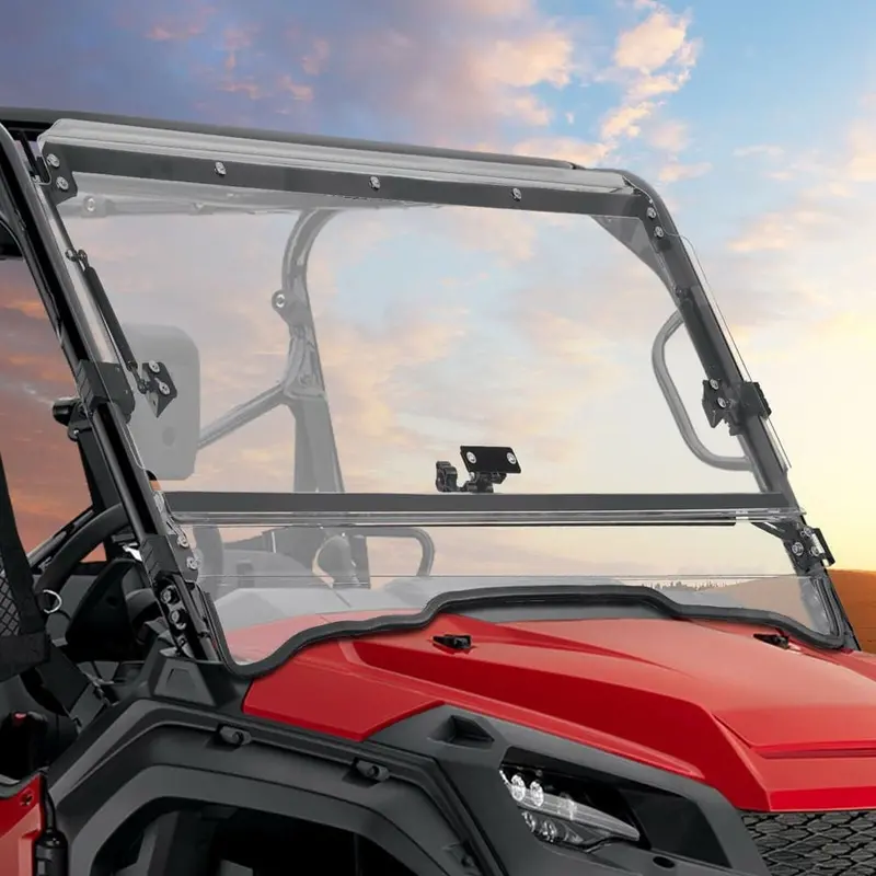 Kemimoto Honda Pioneer 1000 Utv 3-In-1 Flip Windshield 2